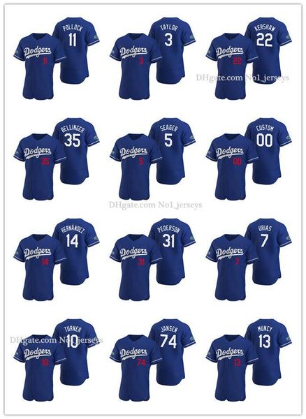 los angeles dodgers men 50 mookie betts 7 julio urias 22 clayton kershaw 2020 alternate patch royal authentic baseball jersey, Black
los angeles dodgers men 50 mookie betts 7 julio urias 22 clayton kershaw 2020 alternate patch royal authentic baseball jersey, Black