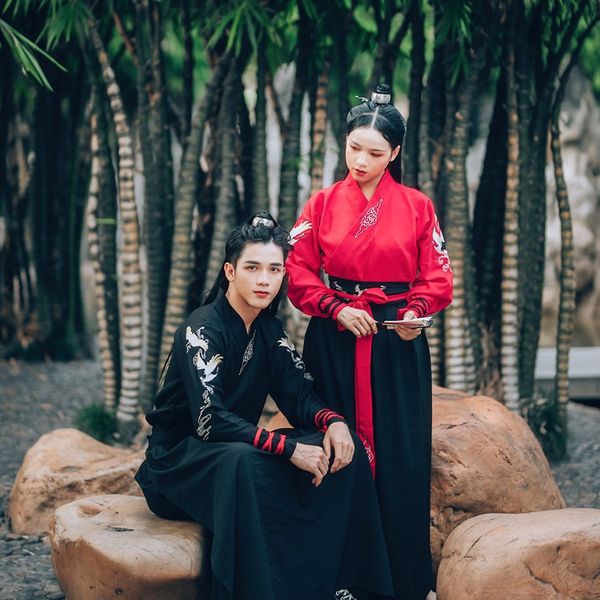 sqg3f chinese style costume ancient costume ancient style fairy embroidery crane embroidery collar couple men's and women's han cl, Black;red
sqg3f chinese style costume ancient costume ancient style fairy embroidery crane embroidery collar couple men's and women's han cl, Black;red