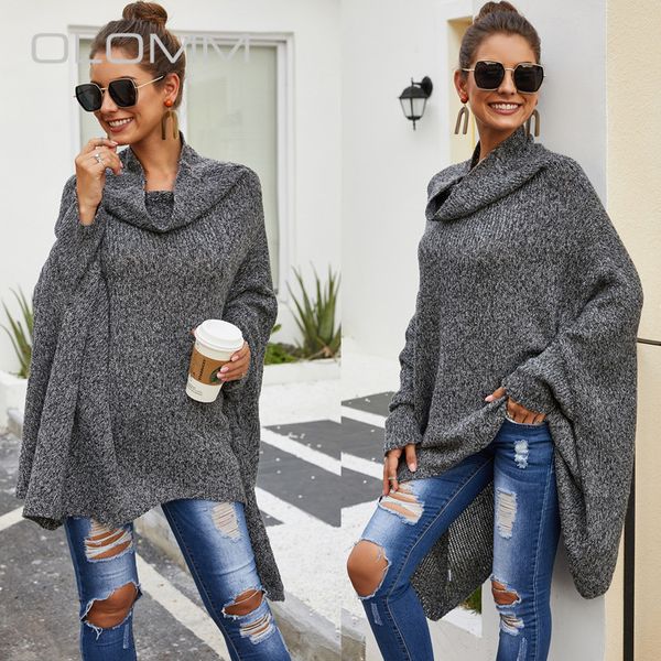 2020 new style for autumn and winter turtleneck pullover long shawl bat shirt l poncho knit coat coat female, White;black
2020 new style for autumn and winter turtleneck pullover long shawl bat shirt l poncho knit coat coat female, White;black