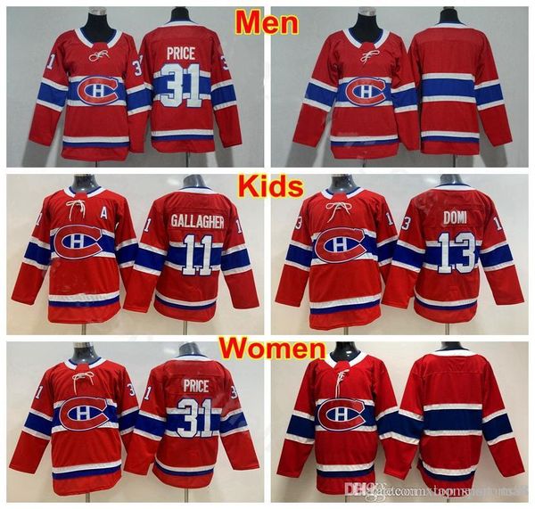 men lady kids montreal canadiens 13 youth carey price jersey man women 13 max domi 11 brendan gallagher ice hockey blank jerseys red, Black;red
men lady kids montreal canadiens 13 youth carey price jersey man women 13 max domi 11 brendan gallagher ice hockey blank jerseys red, Black;red