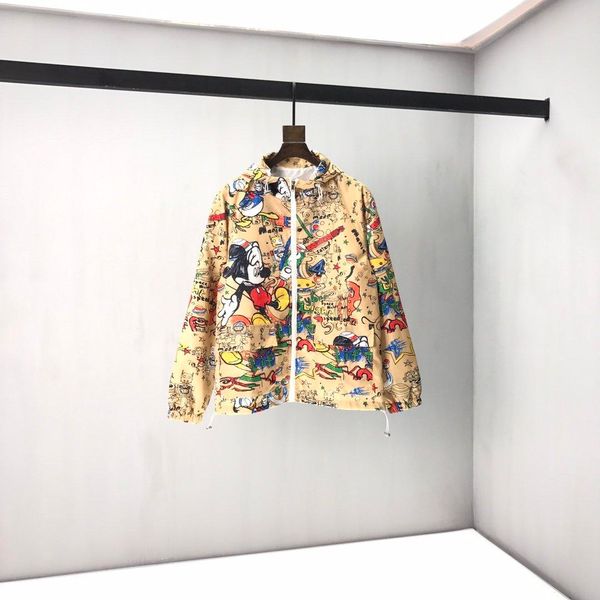 2020 fall new fashion hooded mens jacket high-quality graffiti patterns very good-looking us size mens designer jackets, Black;brown
2020 fall new fashion hooded mens jacket high-quality graffiti patterns very good-looking us size mens designer jackets, Black;brown