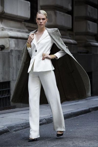 custom made women suits suit for women business office workwear outfit spring autumn, White
custom made women suits suit for women business office workwear outfit spring autumn, White