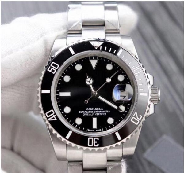 n movement watches mens high buality factory v10 automatic eta 2836 watches 116610ln dive sapphire watches, Slivery;brown