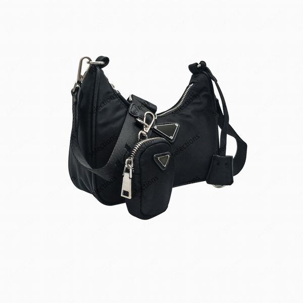 fashion classic women's shoulder bag canvas black handbag luxury women's chain bag with zero wallet of postage
fashion classic women's shoulder bag canvas black handbag luxury women's chain bag with zero wallet of postage