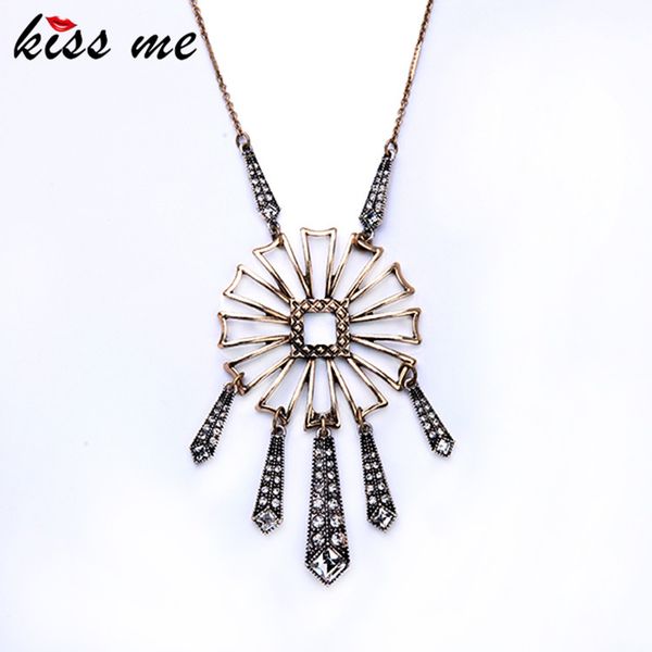 alloy retro simple crystal geometric pendant necklace spring new costume jewelry accessories women gift, Silver
alloy retro simple crystal geometric pendant necklace spring new costume jewelry accessories women gift, Silver