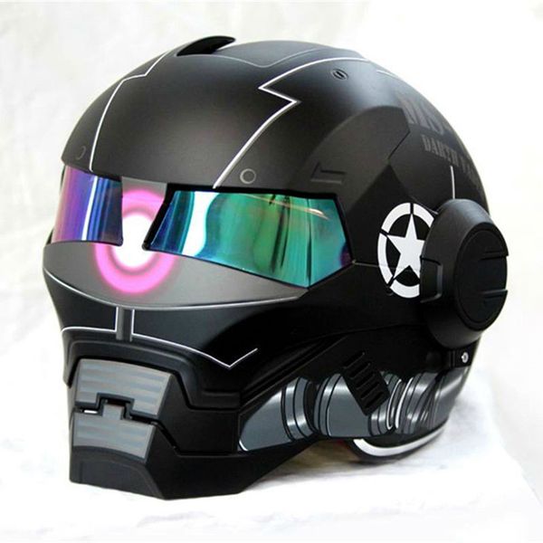 2020 new matte/ bright black masei motorcycle helmet ironman iron man helmet half open face casque motocross 610
2020 new matte/ bright black masei motorcycle helmet ironman iron man helmet half open face casque motocross 610