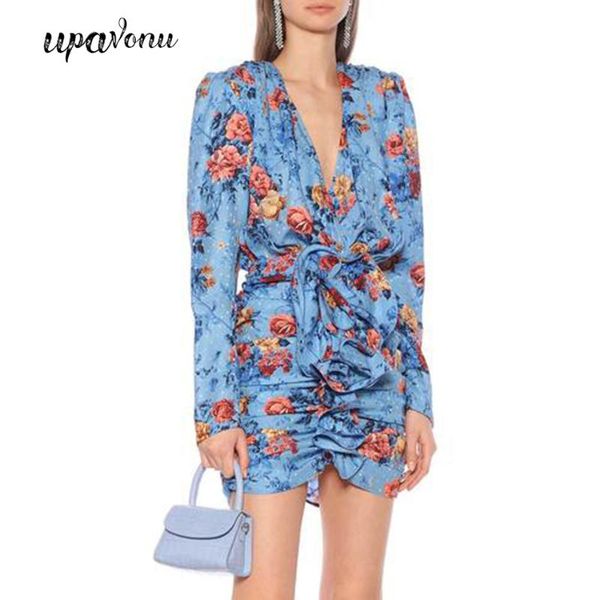 2020 new fashion women's dress puff sleeve v-neck drape flower print dress blue elegant club party runway vestidos, Black;gray
2020 new fashion women's dress puff sleeve v-neck drape flower print dress blue elegant club party runway vestidos, Black;gray