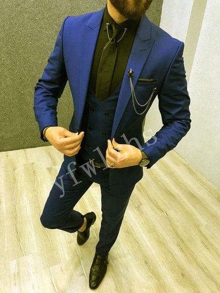 красивый one button groomsmen пик нагрудные groom tuxedos мужские костюмы свадебные / выпускной вечер / ужин шафер blazer (куртка + штаны, Black;gray
красивый one button groomsmen пик нагрудные groom tuxedos мужские костюмы свадебные / выпускной вечер / ужин шафер blazer (куртка + штаны, Black;gray