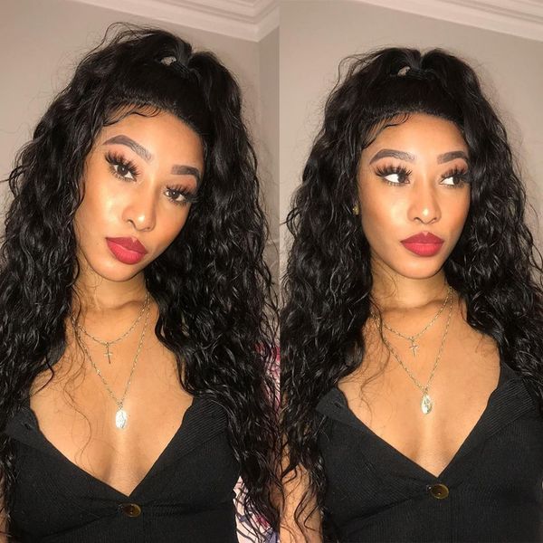 ali grace hair malaysian water wave full lace wigs remy hair pre-plucked 130% 150% density human hair lace wigs, Black
ali grace hair malaysian water wave full lace wigs remy hair pre-plucked 130% 150% density human hair lace wigs, Black