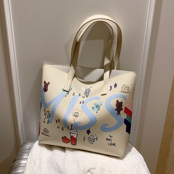french design fashion large-capacity bucket bag & elegant cartoon printed shoulder bag handbag width 34cm height 27cm
french design fashion large-capacity bucket bag & elegant cartoon printed shoulder bag handbag width 34cm height 27cm