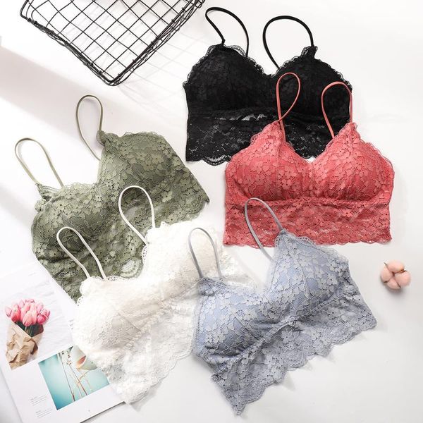 lace tank french bralette women beauty back cropped camis v neck lingerie women comfort underwear, Black;white
lace tank french bralette women beauty back cropped camis v neck lingerie women comfort underwear, Black;white
