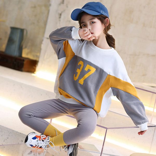 clothing sets spring kids tracksuit girls costume children's t shirt striped wide leg pants sport suits for clothes set, White
clothing sets spring kids tracksuit girls costume children's t shirt striped wide leg pants sport suits for clothes set, White