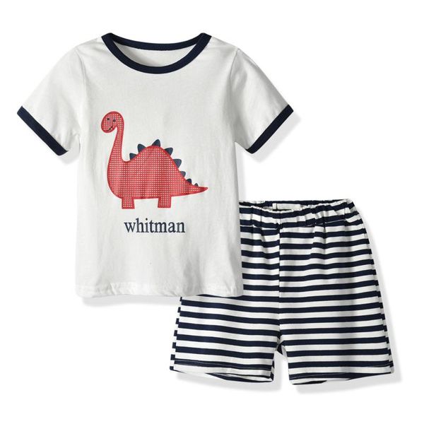boy summer clothing set dinosaur print fashion clothing sets children short sleeve + half pants 2 pcs suit for kids clothes, White
boy summer clothing set dinosaur print fashion clothing sets children short sleeve + half pants 2 pcs suit for kids clothes, White