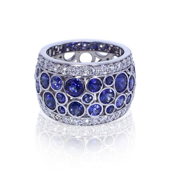 vintage blue stone pave rings for women engagement luxury wedding ring jewelry bright silver color crystal bague anillos s5q589, Golden;silver
vintage blue stone pave rings for women engagement luxury wedding ring jewelry bright silver color crystal bague anillos s5q589, Golden;silver