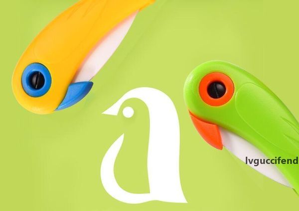 creative fruit knife ceramic bird knife outdoor parrot knife children carry plastic factory direct sales
creative fruit knife ceramic bird knife outdoor parrot knife children carry plastic factory direct sales