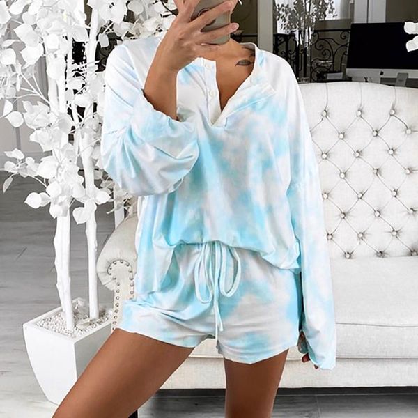 casual women shorts set female 2 piece relaxed outfits t shirt+shorts suit tie dye women two piece sets tracksuit sweatsuit, White;black
casual women shorts set female 2 piece relaxed outfits t shirt+shorts suit tie dye women two piece sets tracksuit sweatsuit, White;black