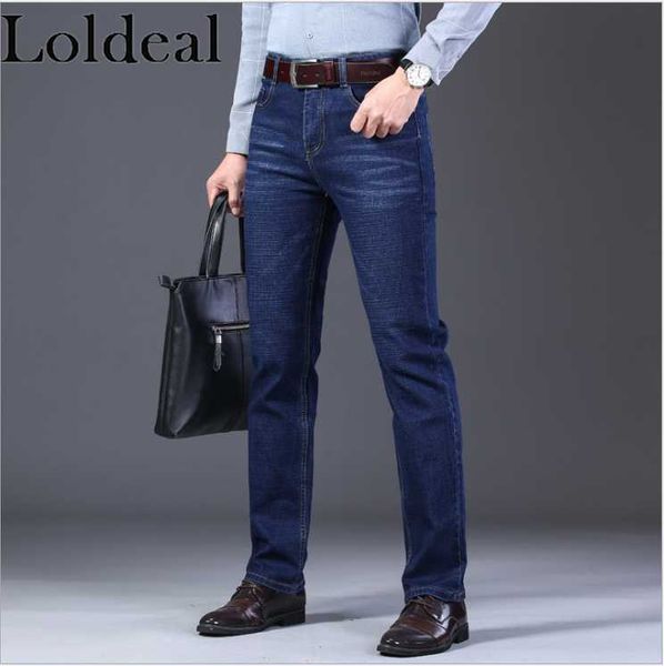 men's jeans loldeal men slim solid color denim comfortable straight business casual, Blue
men's jeans loldeal men slim solid color denim comfortable straight business casual, Blue