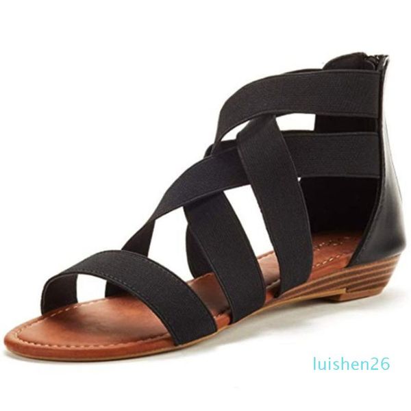 sarairis 2020 peep toe gladiator sandals woman shoes wedge heels zip up solid fashion casual shoes women sandals 26l, Black
sarairis 2020 peep toe gladiator sandals woman shoes wedge heels zip up solid fashion casual shoes women sandals 26l, Black
