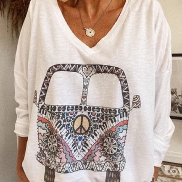 hxok1 casual loose large size printed long sleeve v-neck for women women's casual loose large size women's printed long sleeve v-n, Black
hxok1 casual loose large size printed long sleeve v-neck for women women's casual loose large size women's printed long sleeve v-n, Black