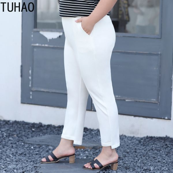 women's pants & capris tuhao plus size 7xl 6xl 5xl 4xl women pencil pant elastic summer trousers for mother mom woman white office lady, Black;white
women's pants & capris tuhao plus size 7xl 6xl 5xl 4xl women pencil pant elastic summer trousers for mother mom woman white office lady, Black;white