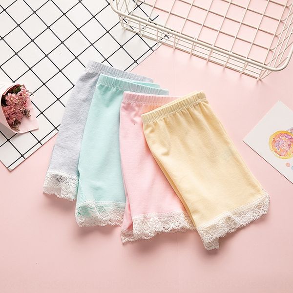new girl safety pants safety pants girls cotton anti-wear underwear girls double lace underwear, Camo
