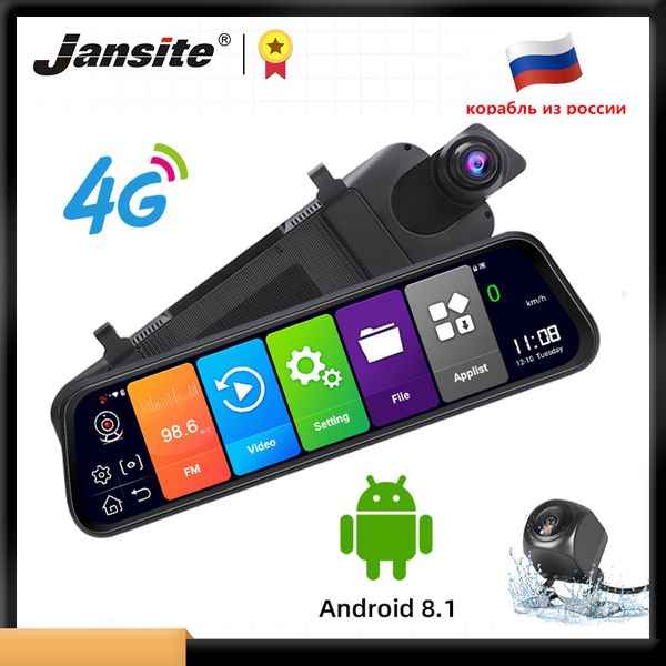 car dvr dvrs jansite 10" dash cam rear view camera 4g touch screen android 8.1 bluetooth dashcam recorder rearview mirror
car dvr dvrs jansite 10" dash cam rear view camera 4g touch screen android 8.1 bluetooth dashcam recorder rearview mirror