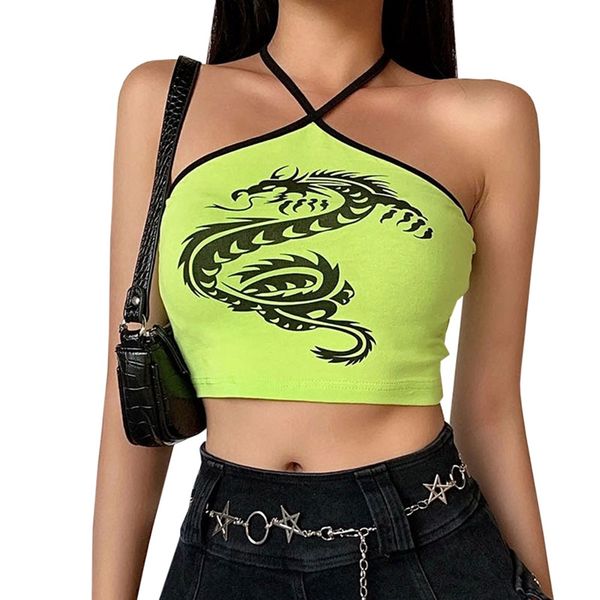 2020 summer women camis cropped clothes bra crop crop feminino dragon printed street strapless hanging neck, White
2020 summer women camis cropped clothes bra crop crop feminino dragon printed street strapless hanging neck, White