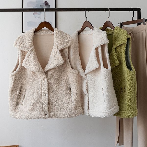 bizhengfashion интернет-красный шерсти овечки женщин 2019 пальто жилет новый утолщенной плюш жилет пальто 2239, Black
bizhengfashion интернет-красный шерсти овечки женщин 2019 пальто жилет новый утолщенной плюш жилет пальто 2239, Black