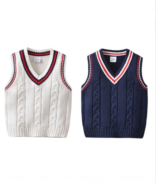 boy's new children's woolen vest korean style baby and child warm vest warm sweater v-neck knitted sweater, Blue
boy's new children's woolen vest korean style baby and child warm vest warm sweater v-neck knitted sweater, Blue