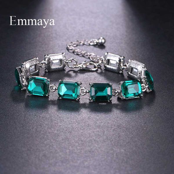 link, chain emmaya fascinating jewelry for women mysterious green color cubic stone bracelet in fahsion party dress-up first choice, Black
link, chain emmaya fascinating jewelry for women mysterious green color cubic stone bracelet in fahsion party dress-up first choice, Black