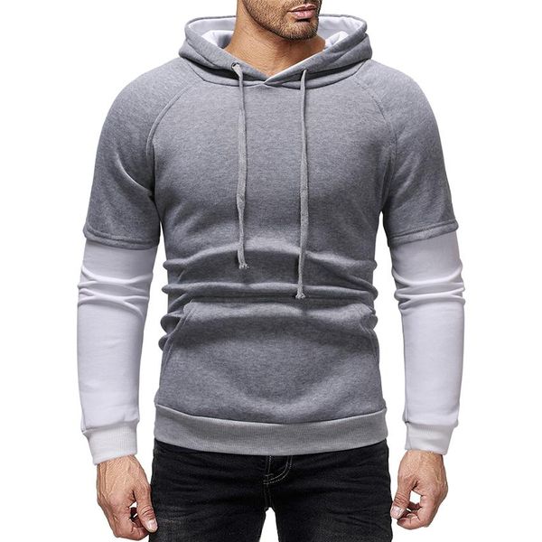 men's long sleeve hoodies clothing fake two sleeve design casual men's hoodies hip-hop high street streetwear men spring, Black
men's long sleeve hoodies clothing fake two sleeve design casual men's hoodies hip-hop high street streetwear men spring, Black