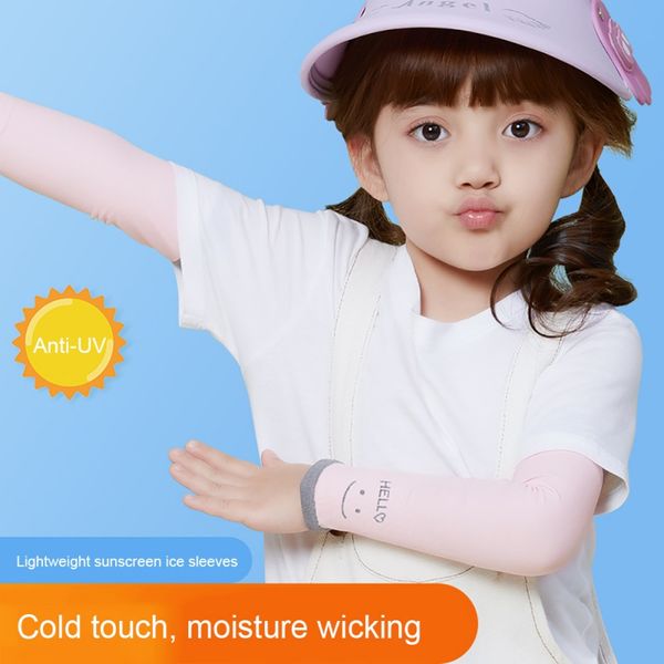 1 pair summer children uv protection cycling running arm sleeves ice silk cooling sunscreen sleeves for kids, Black;gray
1 pair summer children uv protection cycling running arm sleeves ice silk cooling sunscreen sleeves for kids, Black;gray