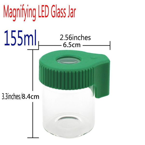 155ml dry herb flowers 3.5g magnifying led light glass stash storage jar with plastic lid similar to smokus dh_niceshop etqkc
155ml dry herb flowers 3.5g magnifying led light glass stash storage jar with plastic lid similar to smokus dh_niceshop etqkc
