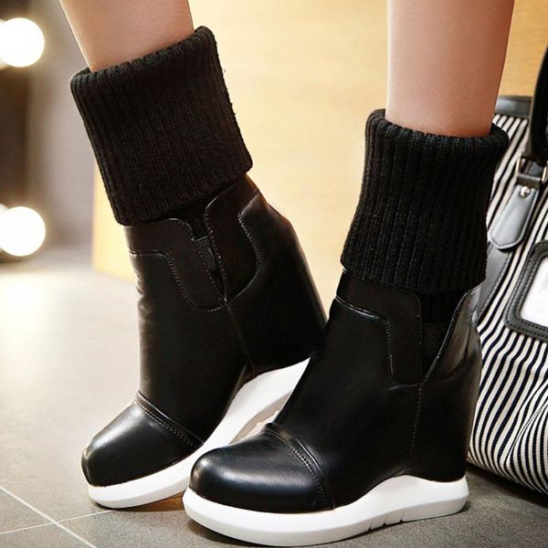 doratasia 2020 big size 43 knitting inside high heels winter casual shoes women mid-calf boots female, Black
doratasia 2020 big size 43 knitting inside high heels winter casual shoes women mid-calf boots female, Black
