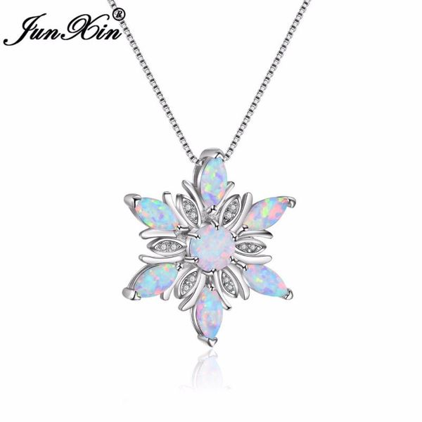 cute female girl blue/white fire opal necklaces & pendants fashion flower design silver color necklaces for women
cute female girl blue/white fire opal necklaces & pendants fashion flower design silver color necklaces for women