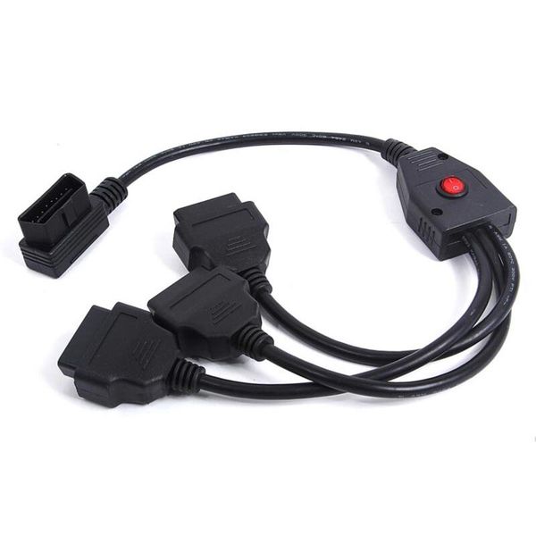 l head 16 pin obd 1 to 3 splitter cable wire extension cords male to triple female connector with switch for multiple obd2 327
l head 16 pin obd 1 to 3 splitter cable wire extension cords male to triple female connector with switch for multiple obd2 327