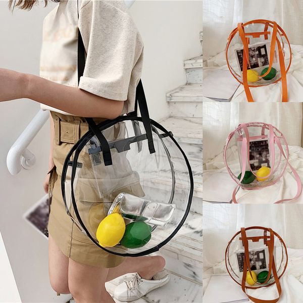 travel open solid circular women transparent messenger bag shoulder bag novelty fashion round hand bag shopping 5
travel open solid circular women transparent messenger bag shoulder bag novelty fashion round hand bag shopping 5