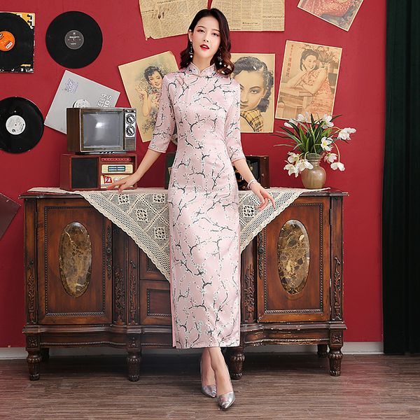 осень lady vintage cheongsam печать цветок cheongsam элегантный tight мандарин воротник qipao китайские традиционные платья, Red
осень lady vintage cheongsam печать цветок cheongsam элегантный tight мандарин воротник qipao китайские традиционные платья, Red