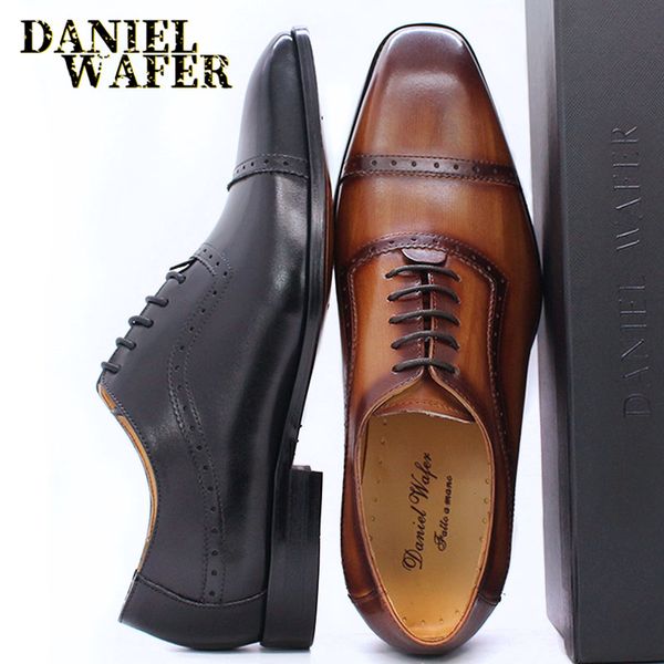 elegant men oxford shoes men dress shoes classic square toe lace up genuine leather handmade brown black formal
elegant men oxford shoes men dress shoes classic square toe lace up genuine leather handmade brown black formal