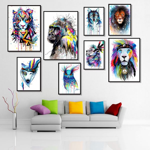 lion tortoise gorilla wolf fox animals wall art canvas painting nordic posters and prints wall pictures for living room decor
lion tortoise gorilla wolf fox animals wall art canvas painting nordic posters and prints wall pictures for living room decor