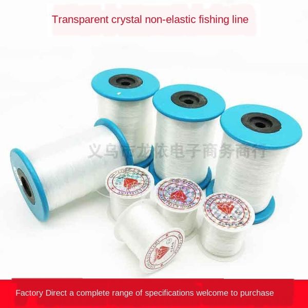 diy crystal fish diy thread accessories silk thread beads material accessories transparent nylon line non-elastic fish silk line, Silver
diy crystal fish diy thread accessories silk thread beads material accessories transparent nylon line non-elastic fish silk line, Silver