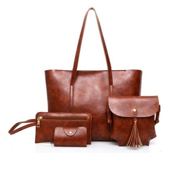 4pcs/set composite bags women shoulder bag luxury pu leather casual female totes large capacity
4pcs/set composite bags women shoulder bag luxury pu leather casual female totes large capacity