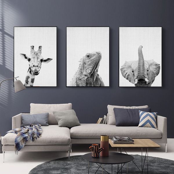 scandinavian black white animal poster nordic canvas wall art print rabbit cabrite painting decorative picture living room decor
scandinavian black white animal poster nordic canvas wall art print rabbit cabrite painting decorative picture living room decor