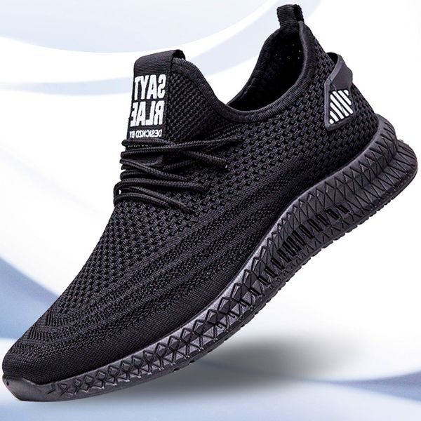 new mesh men casual shoes lac-up men shoes lightweight comfortable breathable walking sneakers tenis masculino zapatillas hombre, Black
new mesh men casual shoes lac-up men shoes lightweight comfortable breathable walking sneakers tenis masculino zapatillas hombre, Black