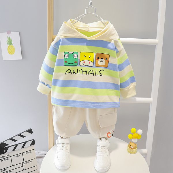 autumn baby suit newborn boy long sleeve cartoon striped sweatshirt+trousers two piece baby boy outfit fashion hooded kids set, White
autumn baby suit newborn boy long sleeve cartoon striped sweatshirt+trousers two piece baby boy outfit fashion hooded kids set, White