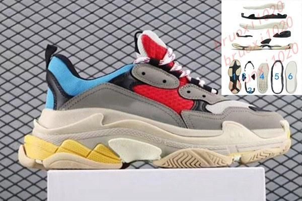 2020 мода clear подошва bottom paris 17fw тройной mens конструктора тапки винтажная папа платформа женщины дорогих повседневная обувь спорти, Black
2020 мода clear подошва bottom paris 17fw тройной mens конструктора тапки винтажная папа платформа женщины дорогих повседневная обувь спорти, Black