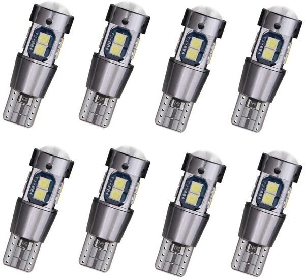 10шт автомобиля t10 194 светодиодные лампы w5w 192 white 3030 10smd canbus автомобиль номерного знака купола фестона лампы двери side карта 
10шт автомобиля t10 194 светодиодные лампы w5w 192 white 3030 10smd canbus автомобиль номерного знака купола фестона лампы двери side карта