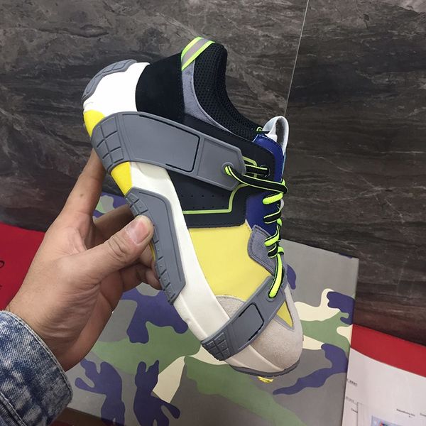 men lace up sports fashion dad shoes new style all-around thick bottom riding mountain shoes european station cowhide shoes fashion type2, Black
men lace up sports fashion dad shoes new style all-around thick bottom riding mountain shoes european station cowhide shoes fashion type2, Black