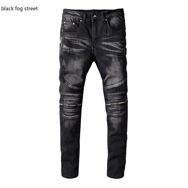black fog street 607# men's pu leather patchwork biker jeans for motorcycle slim skinny zippers black stretch denim pants, Blue
black fog street 607# men's pu leather patchwork biker jeans for motorcycle slim skinny zippers black stretch denim pants, Blue
