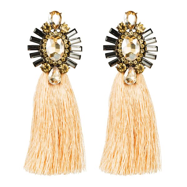 exaggerated acrylic diamond long tassel earrings women bohemia ethnic style ear accessories, Golden
exaggerated acrylic diamond long tassel earrings women bohemia ethnic style ear accessories, Golden